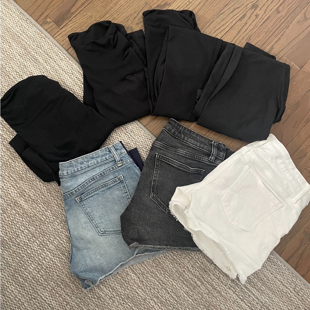 Lot of maternity clothes.